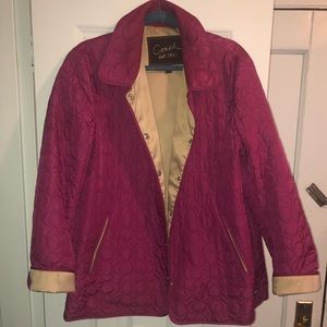 Hot Pink Coach Jacket